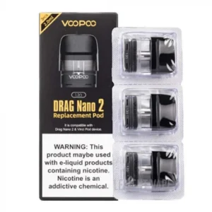 Voopoo Drag Nano 2 Pod 1.2 Ohm 3 Piece